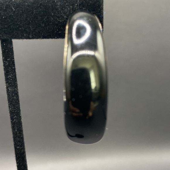 Item 94 Vintage Silver Tone Hoop Earrings Post Back Lobe Fashion - Picture 2 of 5